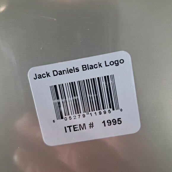 Black & White Jack Daniels Old No. 7 Label Large Premium Metal Tin Sign New!! - Picture 4 of 10